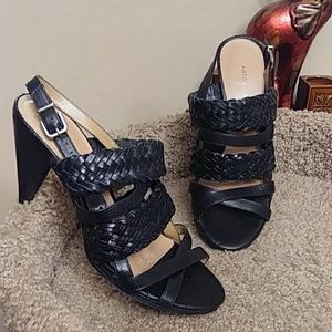 Antonio Melani Leather Sandals Sz8